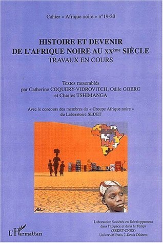 Cahiers Africains, HISTOIRE ET DEVENIR DE L'AFRIQUE NOIRE AU XXe SIECLE (n° 19-20), Travaux en cours (9782747500777-front-cover)