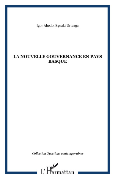 La nouvelle gouvernance en Pays Basque (9782747573269-front-cover)