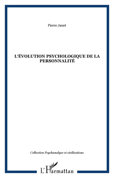 L'évolution psychologique de la personnalité (9782747577847-front-cover)
