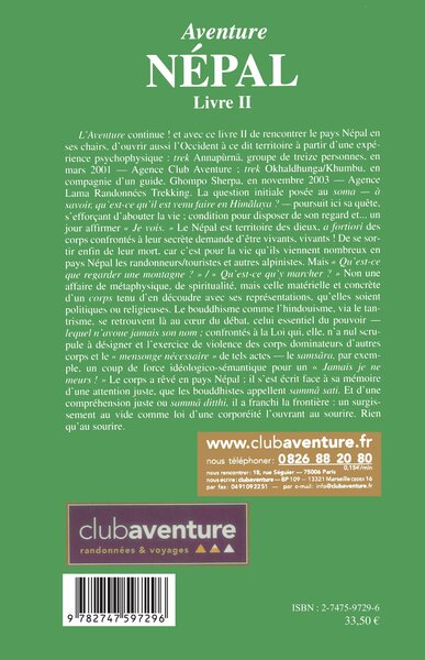 Aventure Népal 2, Livre 2 (9782747597296-back-cover)