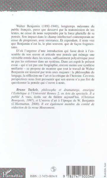 PETITE INTRODUCTION A WALTER BENJAMIN (9782747500340-back-cover)