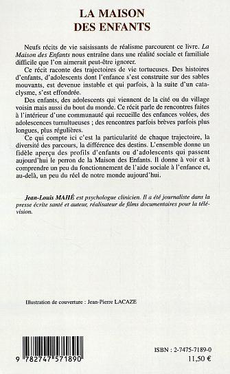 La maison des enfants (9782747571890-back-cover)