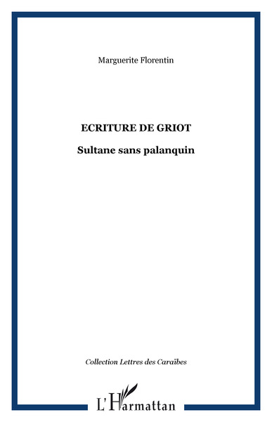 Ecriture de griot, Sultane sans palanquin (9782747579230-front-cover)