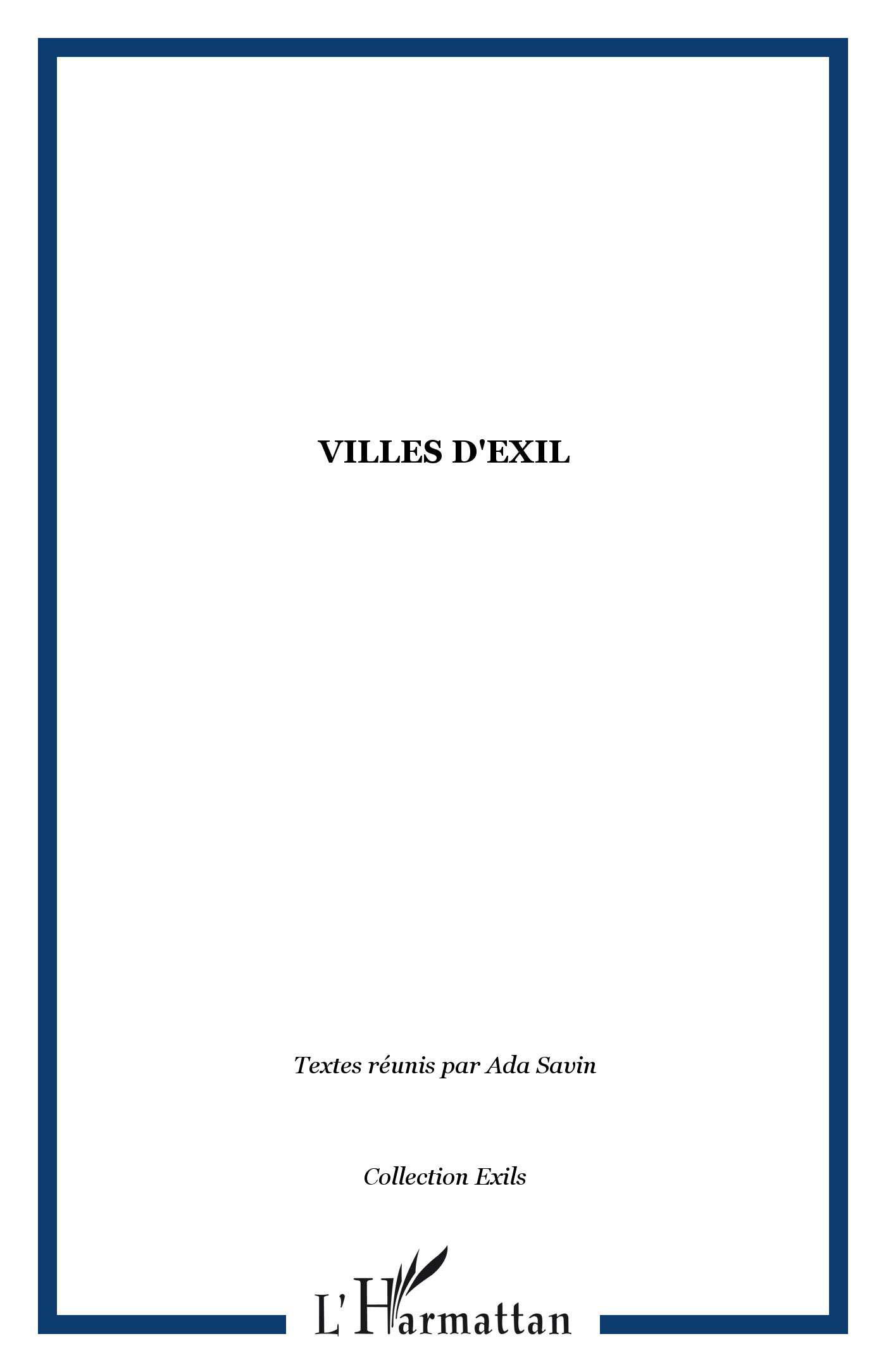 VILLES D'EXIL (9782747553995-front-cover)