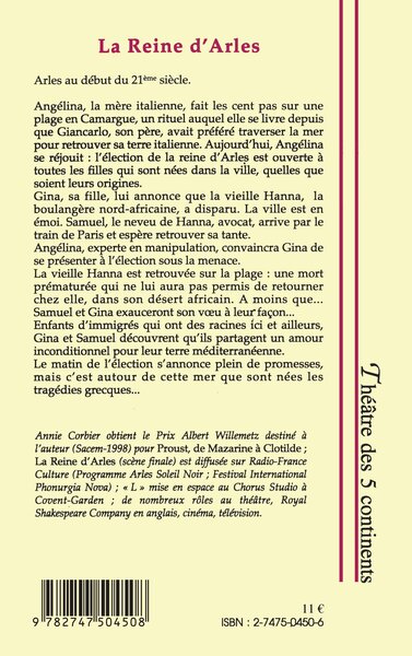 LA REINE D'ARLES (9782747504508-back-cover)