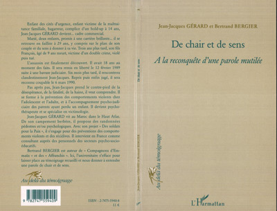 DE CHAIR ET DE SENS, A la reconquête d'une parole mutilée (9782747559409-front-cover)