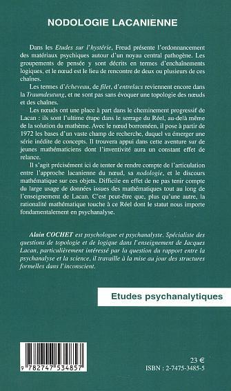 NODOLOGIE LACANIENNE (9782747534857-back-cover)