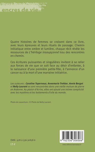 L'héritage insoupçonné (9782336308586-back-cover)