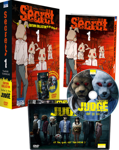 Secret T01 - Pack collector avec DVD film Judge (9782355928352-front-cover)