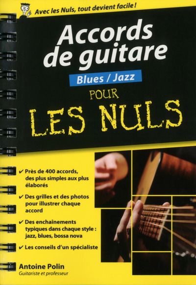 Accords de guitare, Blues/Jazz Poche Pour les Nuls (9782754073738-front-cover)