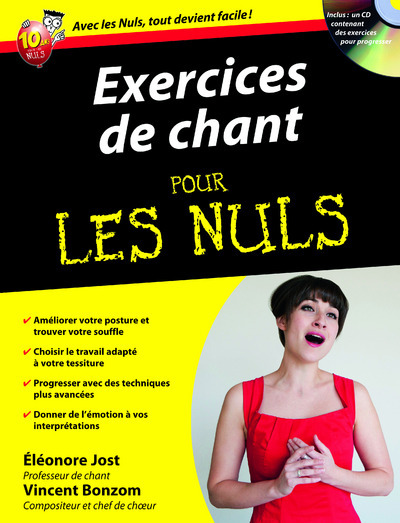 Exercices de chant pour les nuls (9782754024747-front-cover)