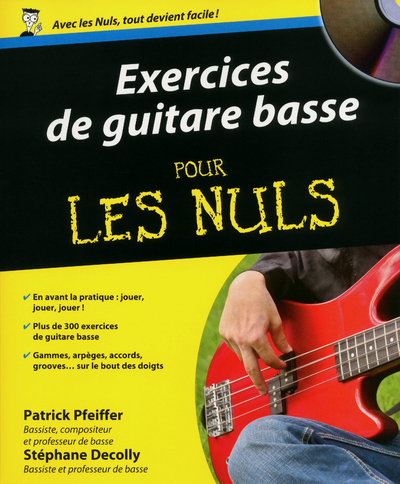 Exercices de guitare basse pour les nuls (9782754038911-front-cover)