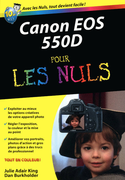 Canon EOS 550 D Poche Pour les nuls (9782754024204-front-cover)