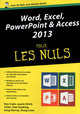 Word, Excel, PowerPoint et access 2013 Mégapoche Pour les nuls (9782754055819-front-cover)