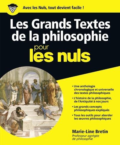 Les grands textes de la philosophie Pour les Nuls (9782754059374-front-cover)