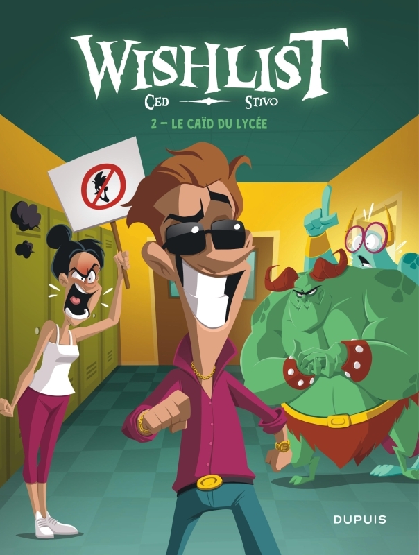 Wishlist - Tome 2 - Le caïd du lycée (9782808500210-front-cover)
