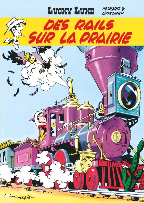 Lucky Luke - Tome 9 - Des rails sur la prairie (9782808512404-front-cover)