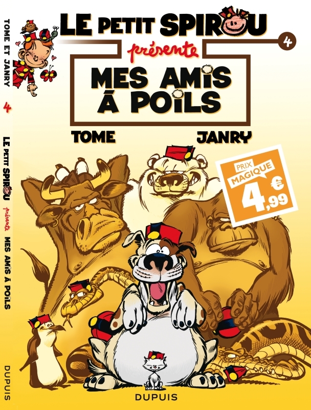 Le Petit Spirou présente... - Tome 4 - Mes amis à poils / Edition spéciale (Indispensables 2024) (9782808504546-front-cover)