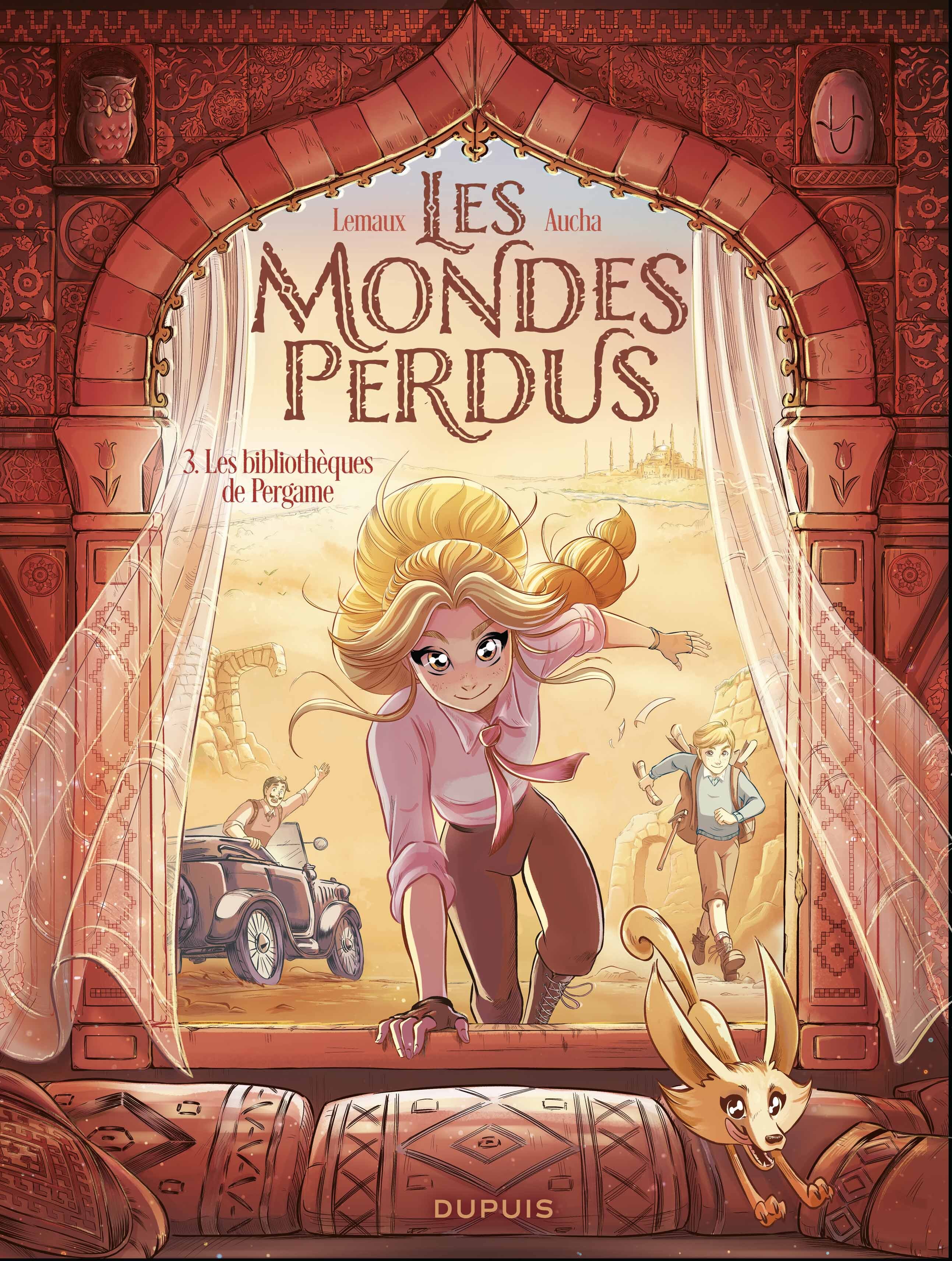 Les Mondes perdus - Tome 3 - Les bibliothèques de Pergame (9782808511902-front-cover)