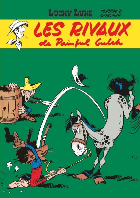 Lucky Luke - Tome 19 - Les Rivaux de Painful Gulch (9782808512428-front-cover)