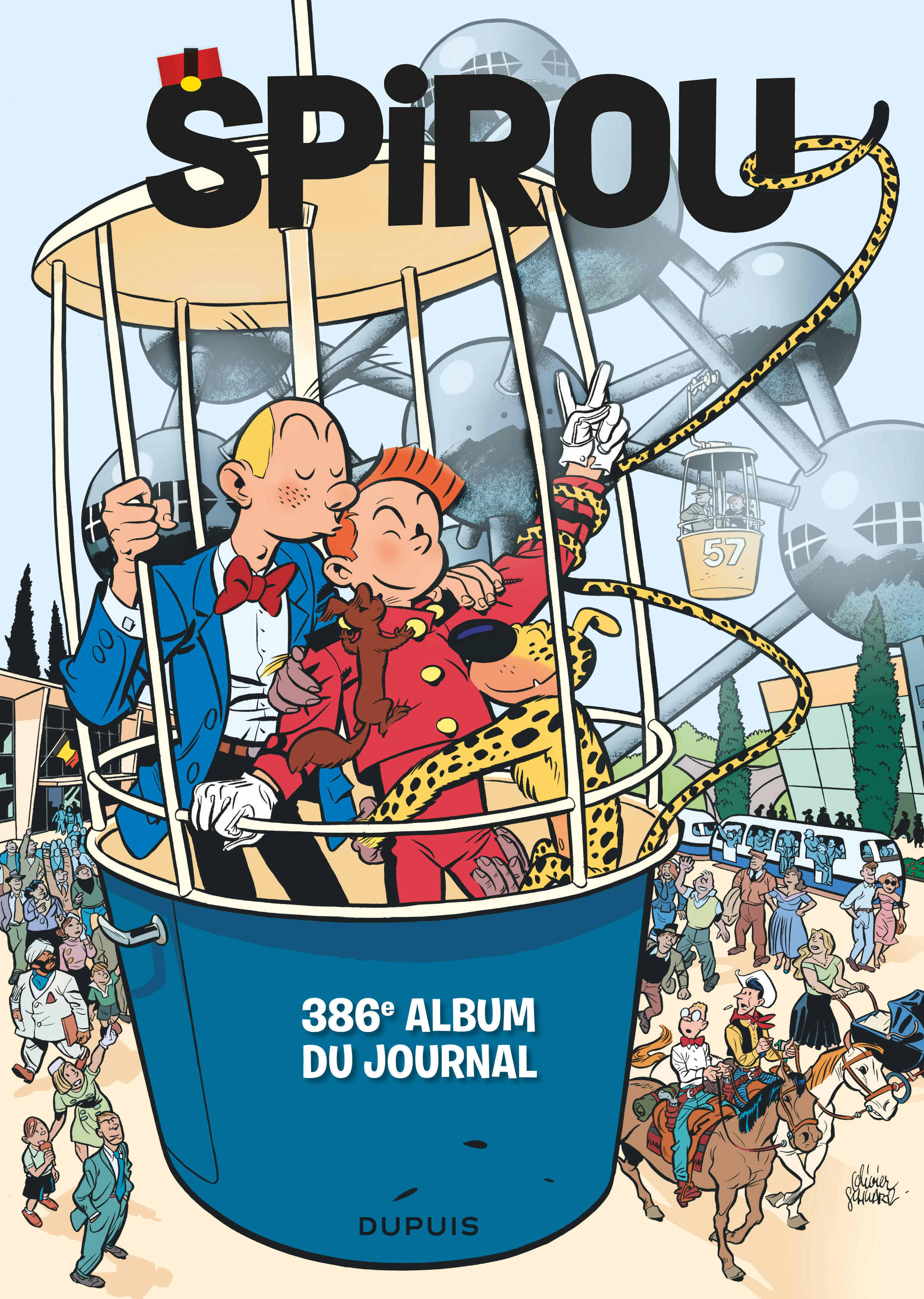 Recueil Spirou - Tome 386 (9782808510202-front-cover)
