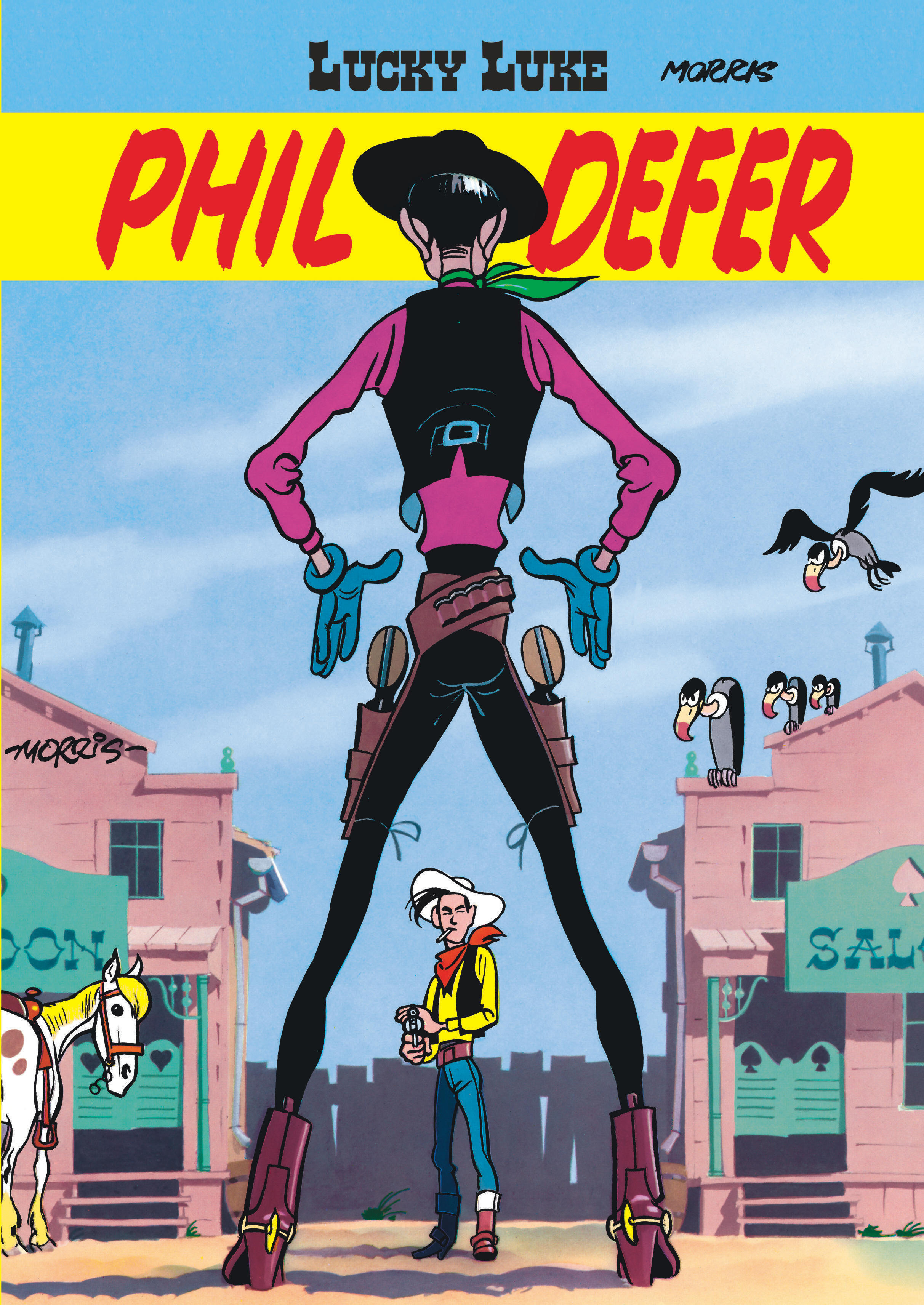 Lucky Luke - Tome 8 - Phil Defer (9782808516785-front-cover)