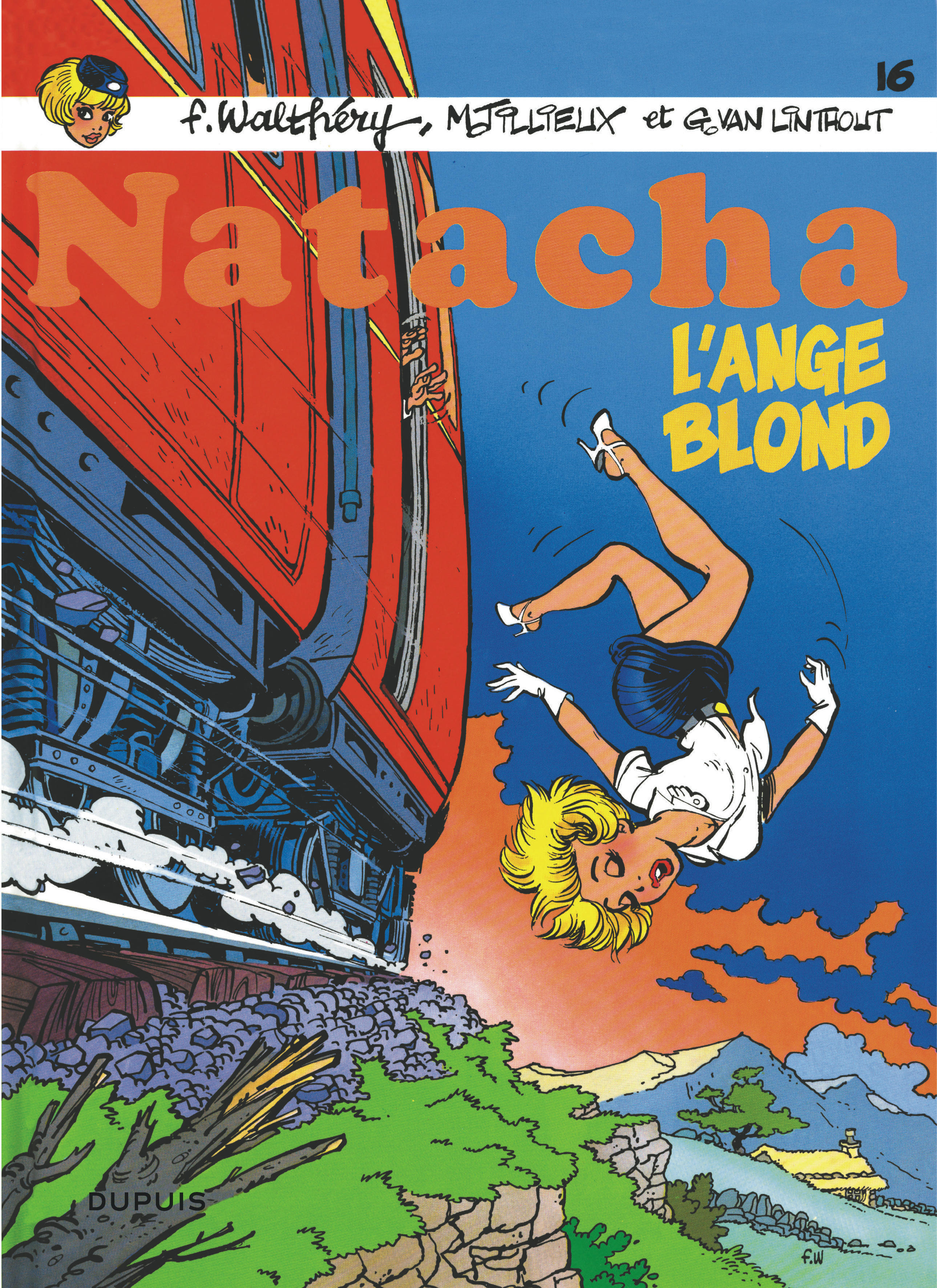 Natacha - Tome 16 - L'ange blond (9782808501507-front-cover)