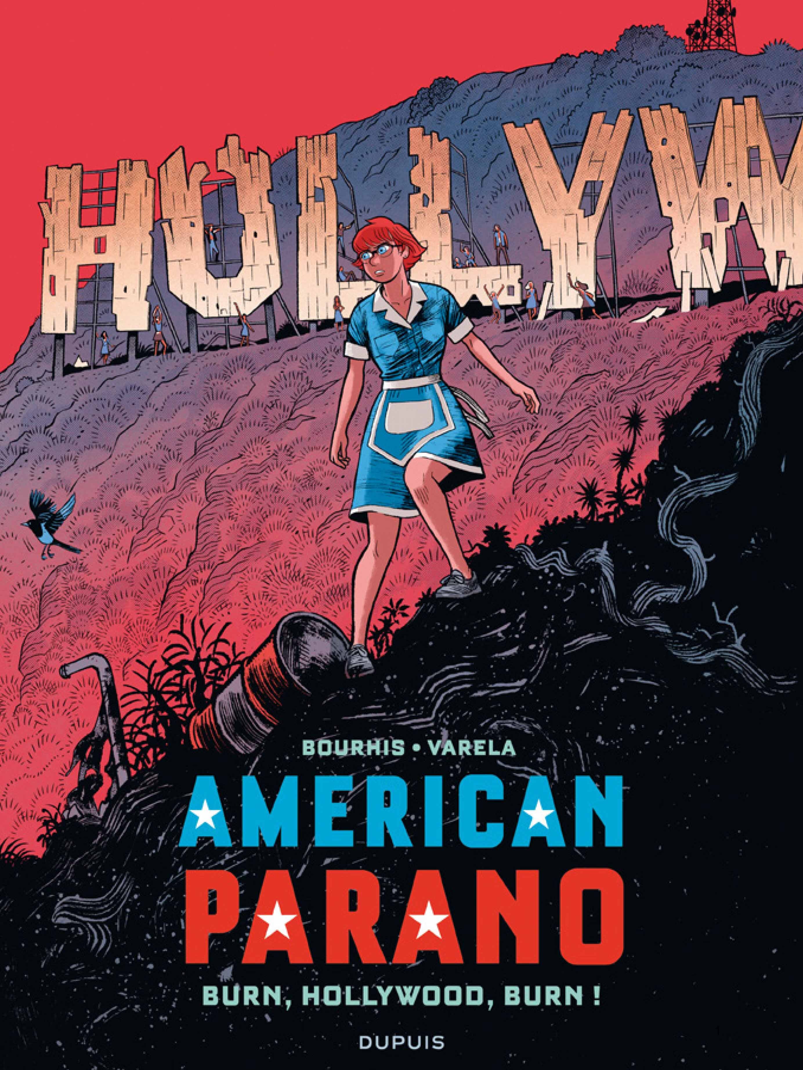 American Parano - Tome 4 - Burn, Hollywood, Burn ! (9782808510875-front-cover)