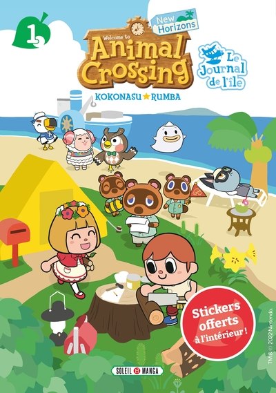 Animal Crossing : New Horizons - Le Journal de l'île T01 (9782302097605-front-cover)