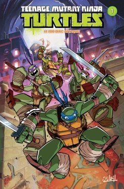 Teenage Mutant Ninja Turtles T01, Le Zoo-diac attaque ! (9782302059535-front-cover)