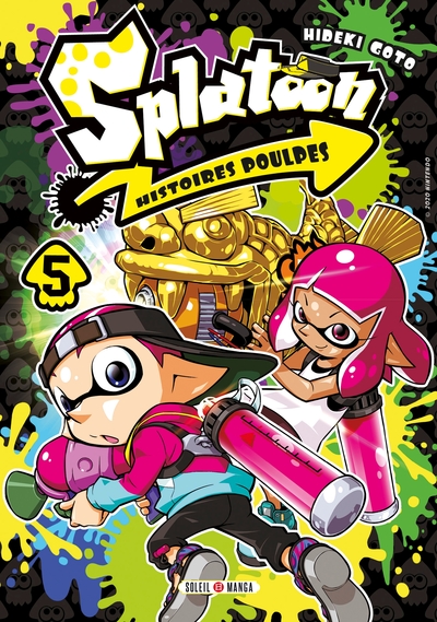 Splatoon Histoires Poulpes T05 (9782302096271-front-cover)