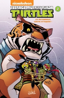 Teenage Mutant Ninja Turtles T02, Les Mutanimaux contre-attaquent ! (9782302063693-front-cover)