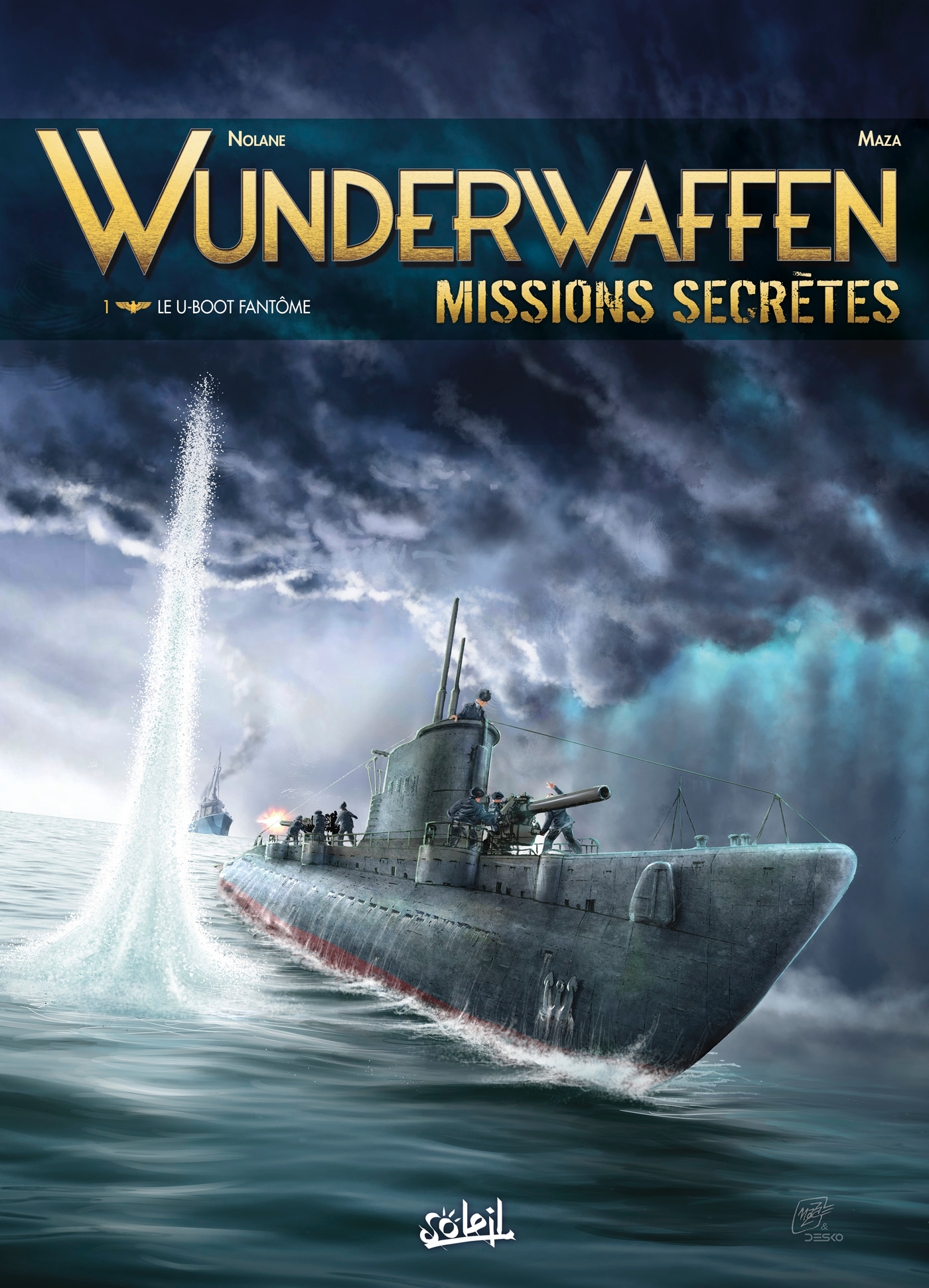 Wunderwaffen Missions secrètes T01, Le U-boot fantôme (9782302077584-front-cover)