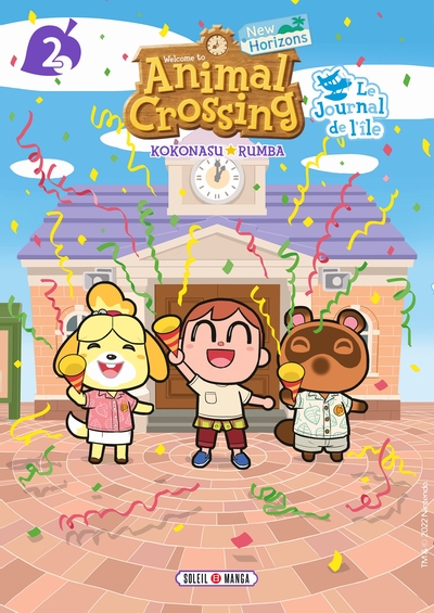 Animal Crossing : New Horizons - Le Journal de l'île T02 (9782302097612-front-cover)