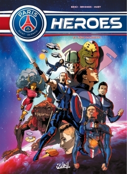 Paris Saint-Germain Heroes T02, Péril galactique (9782302044920-front-cover)