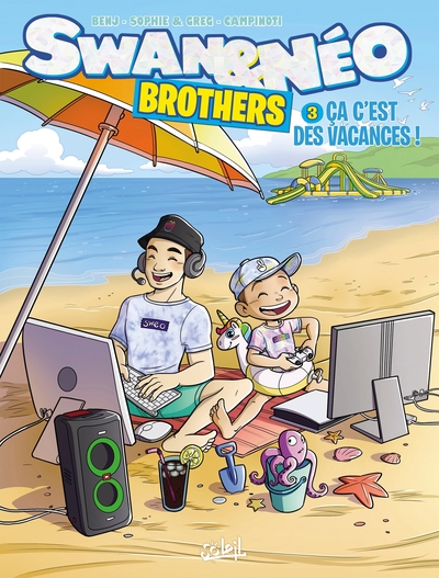 Swan et Néo Brothers T03, Ça c'est des vacances (9782302099197-front-cover)