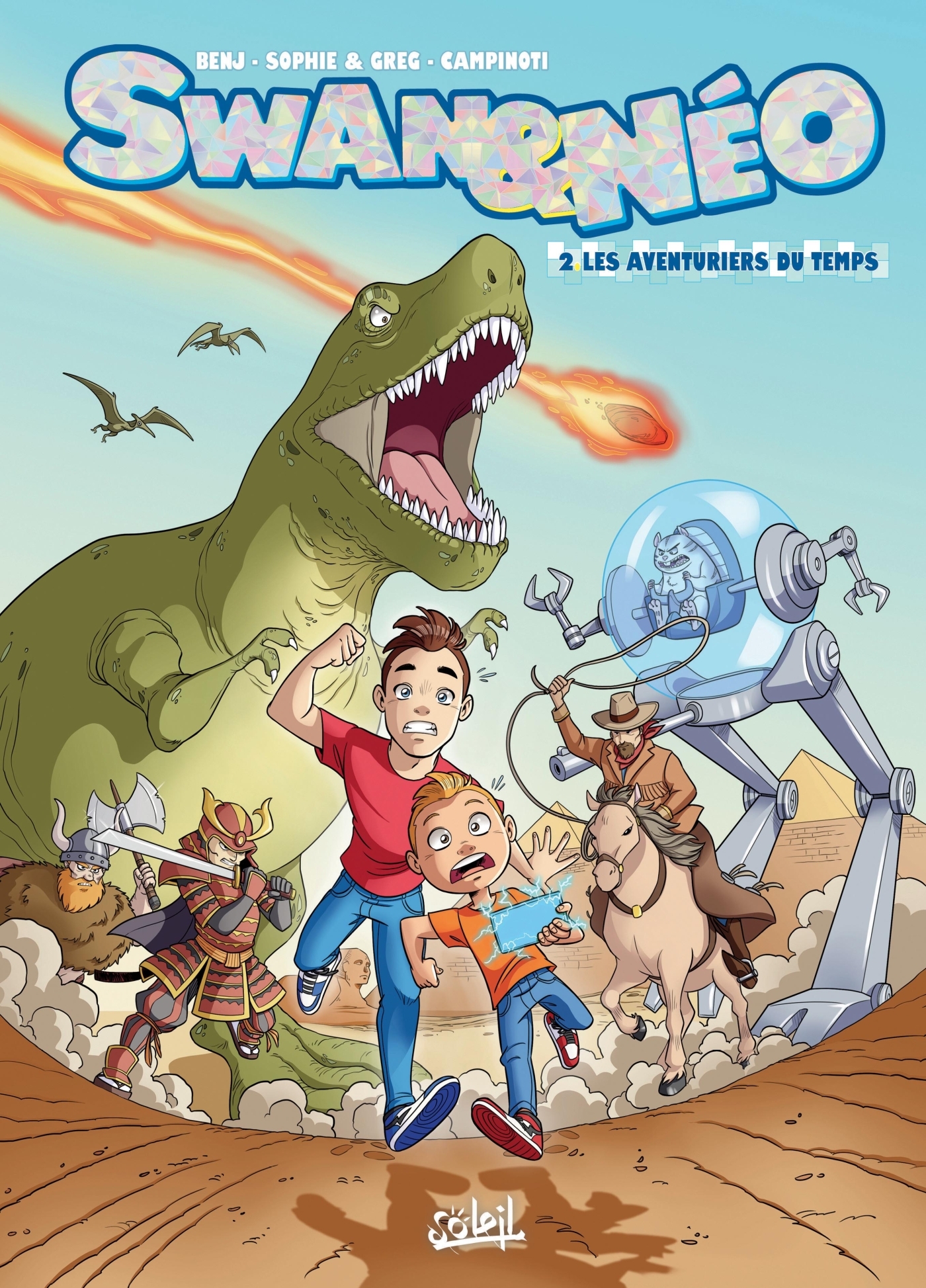 Swan et Néo T02, Les Aventuriers du temps (9782302094383-front-cover)