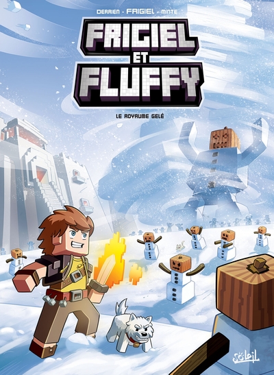 Frigiel et Fluffy T04, Le Royaume gelé - Minecraft (9782302072831-front-cover)