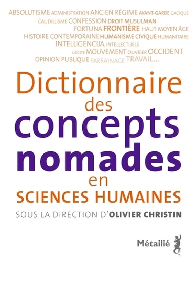 Dictionnaire des concepts nomades (9782864247548-front-cover)