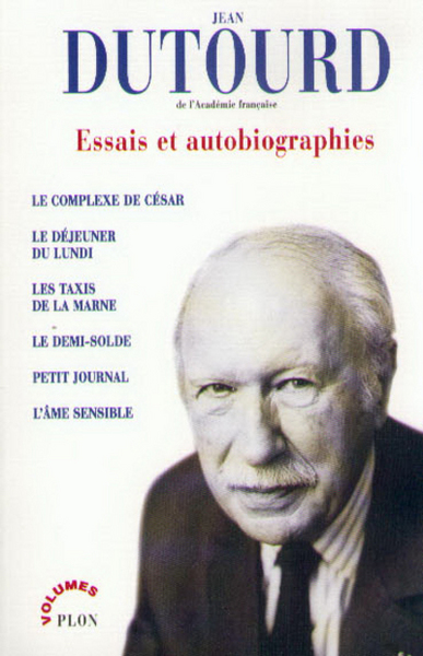 Essais et autobiographies - tome 2 (9782259189460-front-cover)