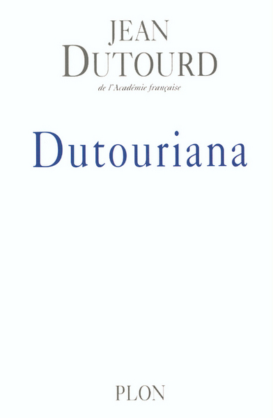 Dutouriana (9782259196437-front-cover)