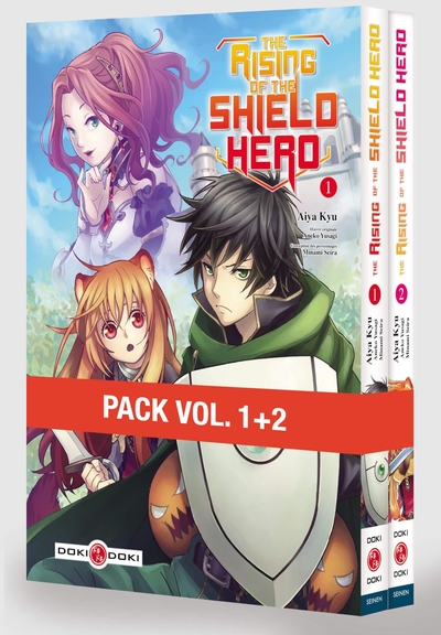 The Rising of the Shield Hero - Pack promo vol. 01 et 02 - édition limitée (9791041107445-front-cover)