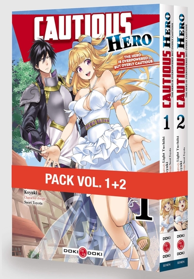 Cautious Hero - Pack promo vol. 01 et 02 - édition limitée (9791041107407-front-cover)