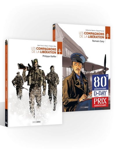 Les Compagnons de la Libération - Pack 80 ans débarquement Gary/Kieffer (9791041107537-front-cover)
