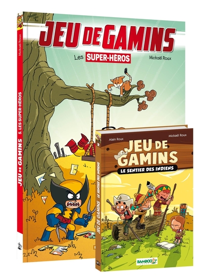 Jeu de gamins - tome 05 + Poche offert, Les supers héros (9791041100507-front-cover)