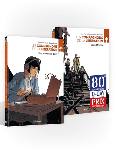 Les Compagnons de la Libération - Pack 80 ans débarquement Moulin/Michel-Lévy (9791041107506-front-cover)