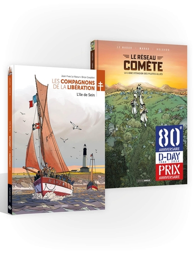 Les Compagnons de la Libération - Pack 80 ans débarquement Ile Sein/Réseau comète (9791041107513-front-cover)