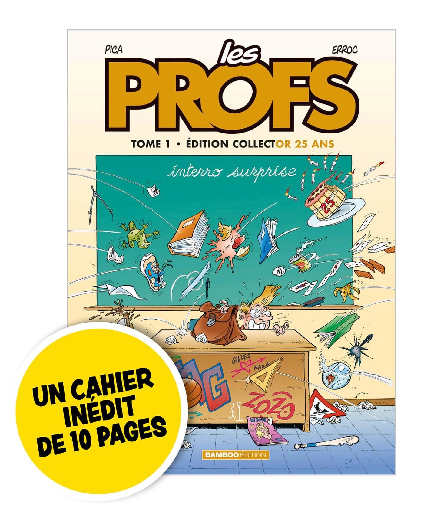 Les Profs - tome 01 - Edition limitée 25 ans, Interro surprise (9791041115334-front-cover)