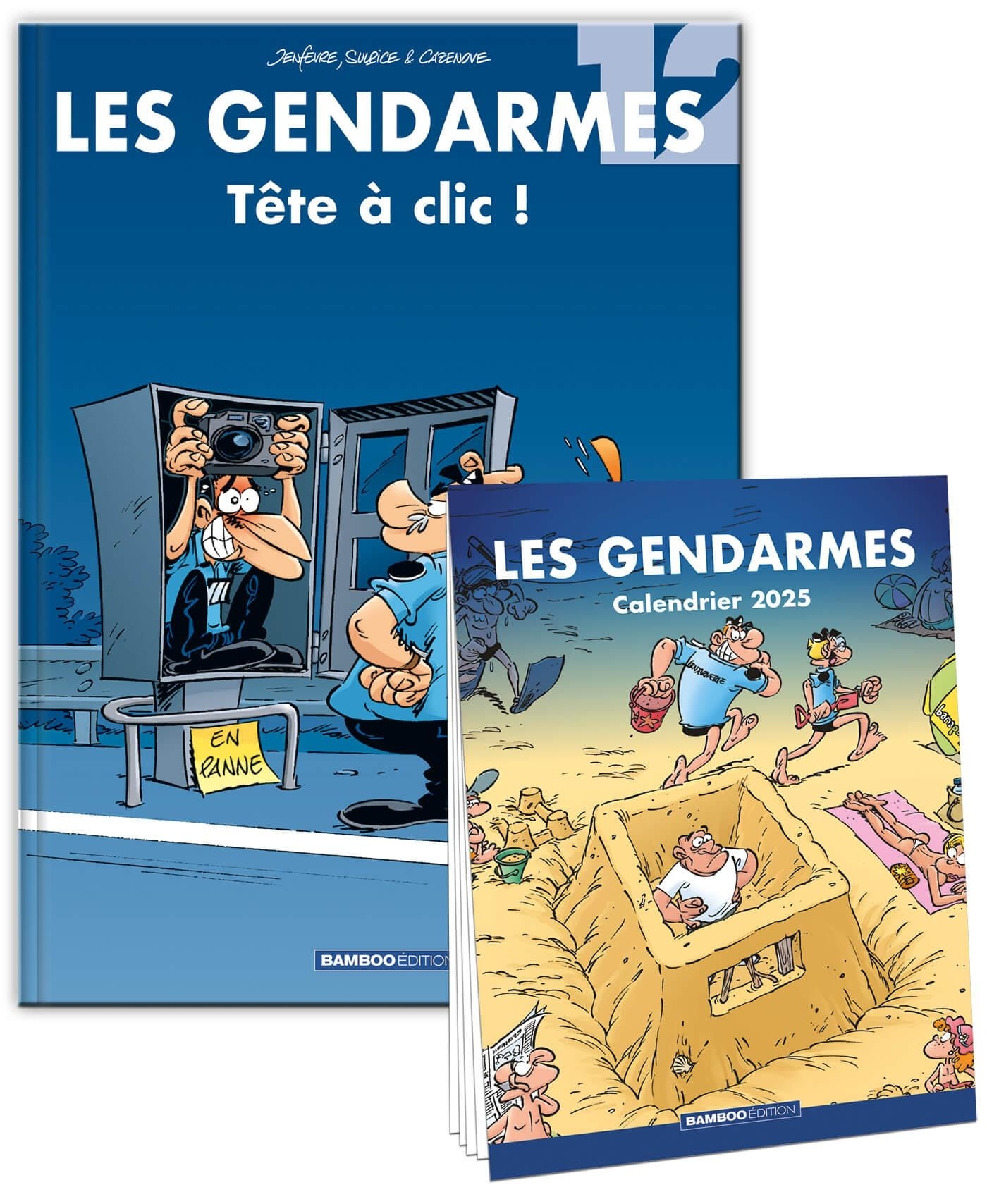 Les Gendarmes - tome 12 + calendrier 2025 offert, Tête à clic ! (9791041110896-front-cover)