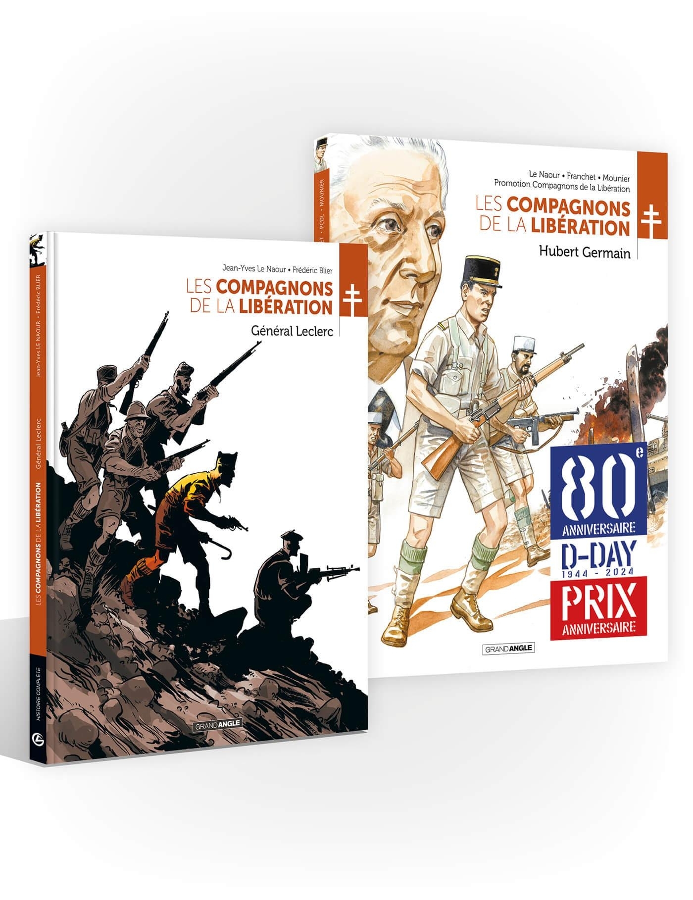 Les Compagnons de la Libération - Pack 80 ans débarquement Leclerc/Germain (9791041107490-front-cover)